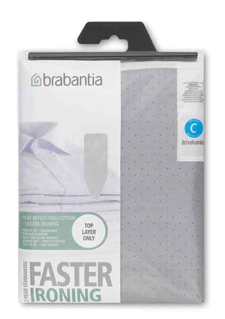 Brabantia Strijkplankhoes Metallic C – 124 x 45 cm