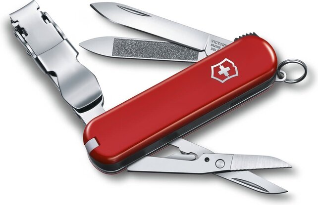 Victorinox Nail Clip 580, 65 mm, Red