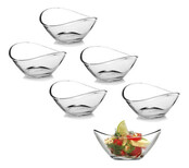 Pasabahce Gastroboutique Mini Coupelles Ovale en Verre – Lot de 6 (11 cm)