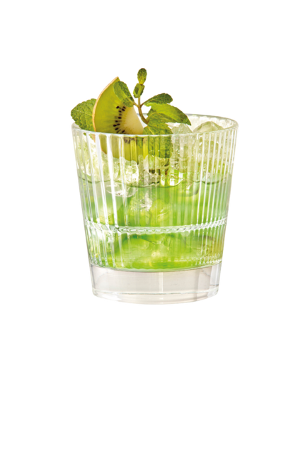 Vidivi Diva Waterglazen 27cl Set van 6 – Transparant Ribbel Design, Stevig HD-Glas & Vaatwasbestendig