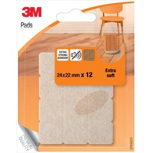 Extra Zachte Zelfklevende Wolvilt Pads Beige