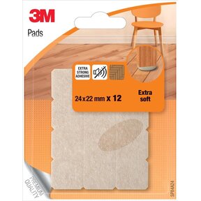 Extra Soft Self-Adhesive Wool Felt Pads Beige
