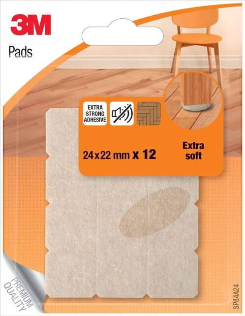 Scotch Extra Zachte Zelfklevende Wolvilt Pads Beige