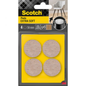 Scotch Patins en feutre adhésifs Beige