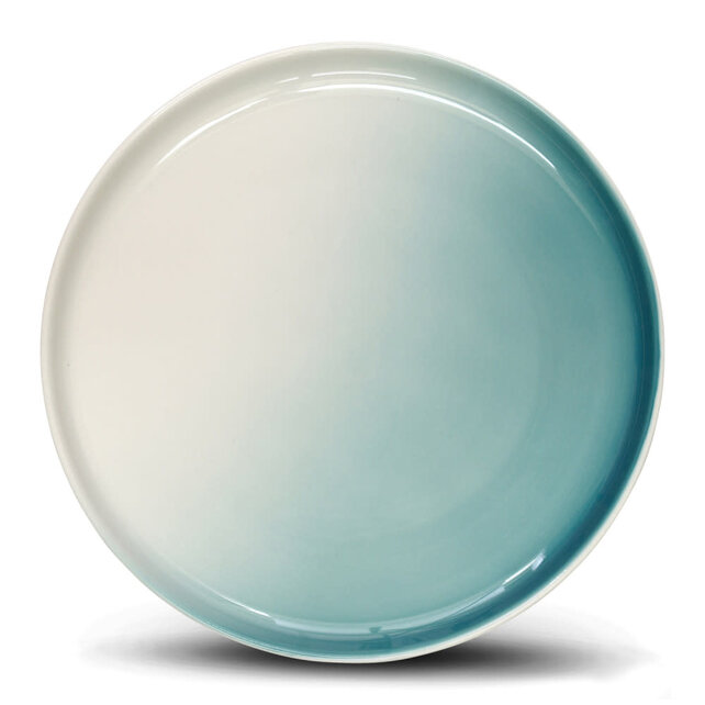 Luster Blauwgroene Porseleinen Serviesset 16-delig – Modern Servies voor 4 Personen
