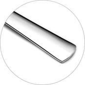 Amefa Moderno dessert spoons – 2-piece stainless steel set, high-gloss finish