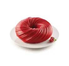 Silikomart Intreccio moule en silicone Ø21 cm – Moule 3D pour mousse, semifreddo et gâteaux