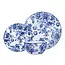 Godinger Godinger Banbury Blue service de table en porcelaine 12 pièces – Élégant service pour 4 personnes