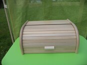 Wooden Bread Bin In Beech Wood 40x28cm PROMO