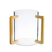 Godinger Acrylic Wash Cup with Gold Handles