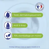 Soupline Grand Air adoucissant concentré 600 ml éco-recharge avec parfum 3D et fraîcheur longue durée