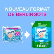 Soupline Grand Air concentrated fabric softener 600 ml eco-refill with 3D fragrance and long-lasting freshness