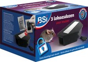 BSI muizen lokaasdozen set van 3 – veilig afsluitbaar met sleutel voor muizengif