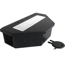 BSI mouse bait box – lockable with key, 2 entrances, reusable