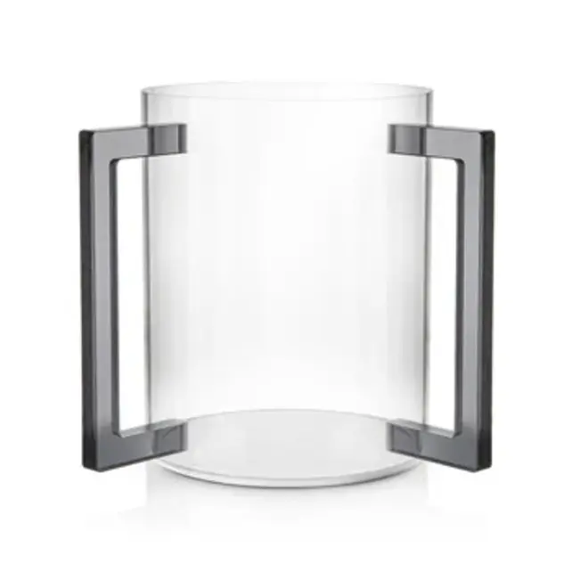 Godinger Acryl Waschbecher mit dunkelgrauen Griffen