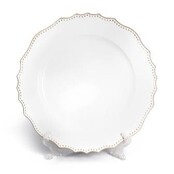 Paldinox White Charger Plate