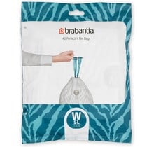Brabantia PerfectFit Sacs – 5L – 40 Sacs – Code W