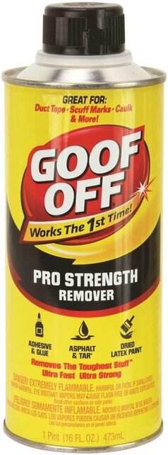 Goof Off Remover 500 ml– Professional Cleaner for Adhesive, Paint, Grease & Tough Stains