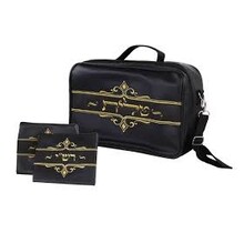 Tallit and Tefillin Leather Look Bag travel Black