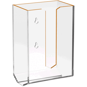 Acryl Taschentuchbox mit goldenem Rand