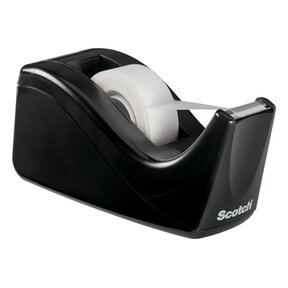 Desktop tape dispenser black