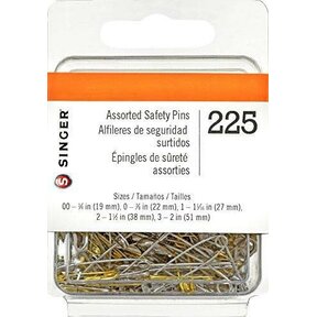 Épingles de sûreté assorties 00-3 225 pièces