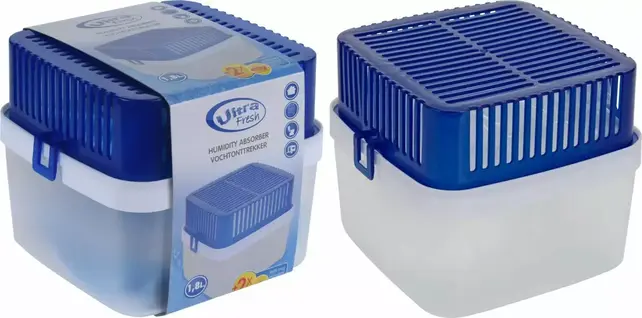 Ultra Fresh dehumidifier 1.8L with 2x 400g refill – fights damp & odours