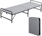 Opklapbed met matras 70x190 cm – compact logeerbed voor gasten en kleine ruimtes
