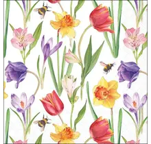 Ambiente Serviettes Flowers in Spring FSC Mix