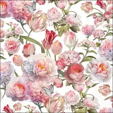 Serviettes Roses and Tulips FSC Mix