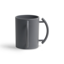 Grey Acrylic Washing Cup with Grey Handles