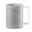 NUA Marble Acrylic Wash Cup with Clear Handles