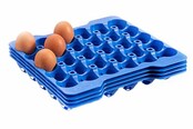 Araven  Egg Trays – Pack of 4, 30 Eggs per Tray, Stackable with Ventilated Base