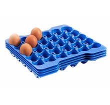 Araven  Eiertrays – Set van 4, 30 Eieren per Tray, Stapelbaar en Geperforeerd
