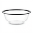 Netila Clear Acrylic Wash Bowl with Black Rim