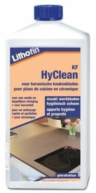 Lithofin KF HyClean 1L Refill – Ceramic Worktop Cleaner & Degreaser
