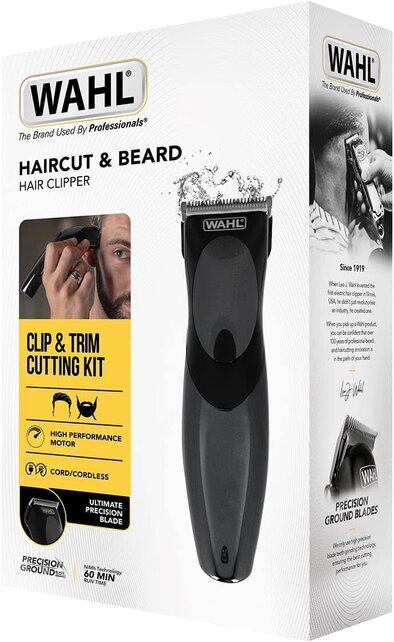 WAHL Haircut & Beard Tondeuse Sans Fil – Kit 21 Accessoires