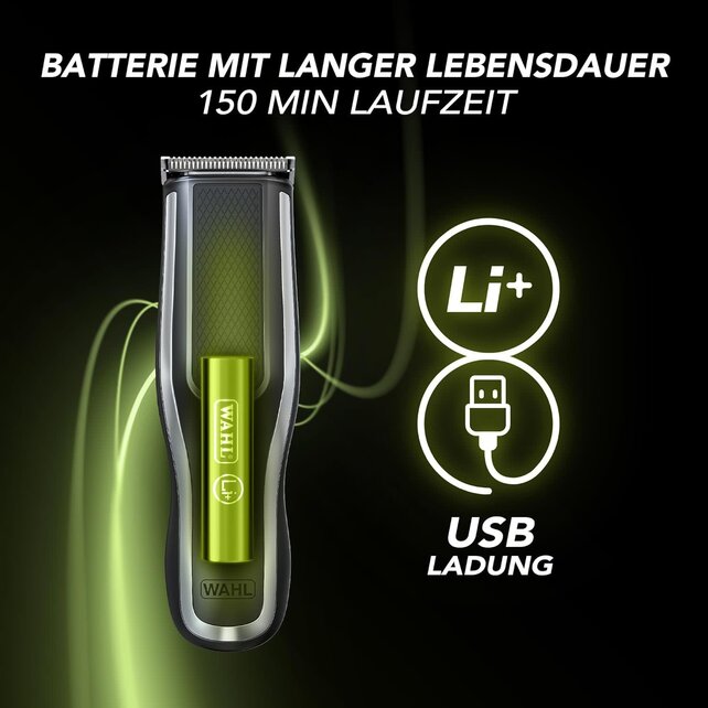 WAHL Self Clip 360 Tondeuse Sans Fil – 10 Sabots & Recharge USB