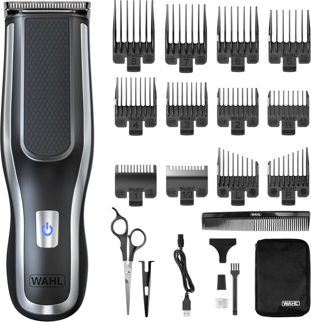 WAHL Self Clip 360 Haarschneider – Kabellos mit 10 Aufsätzen & USB