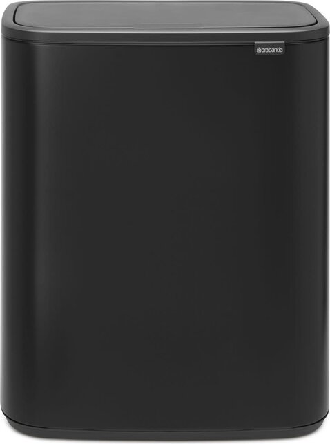 Brabantia Bo Touch Bin Hi 60L Black – Soft-Touch Kitchen Trash Can