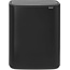 Brabantia Brabantia Bo Touch Bin Hi 60L Noir – Poubelle Design à Fermeture Douce