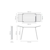 Brabantia Foldable Clothes Airer 18m Matt White