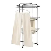 Brabantia Wäscheständer Turm 23m Klappbar Matt Schwarz