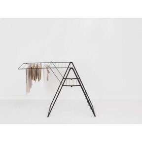 Foldable Clothes Airer 25m Matt Black