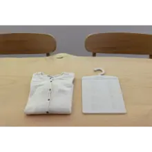 Planche à Plier Linge Organisateur Beige