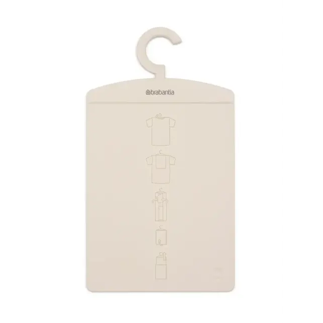 Brabantia Folding Board Soft Beige – Clothes Folder for Shirts & T-Shirts