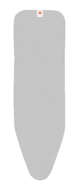 Brabantia Bügelbrettbezug B 124x38cm – Fairtrade Baumwolle mit 2mm Schaum
