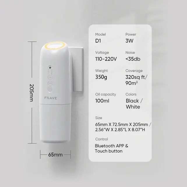 FRAVE Lumix Diffuseur – Diffuseur Intelligent avec Application