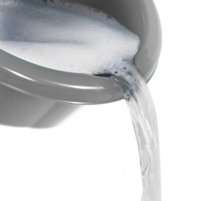 Sunware Waterline Round Wash Bowl 5L – With Pour Spout & Grip Handles