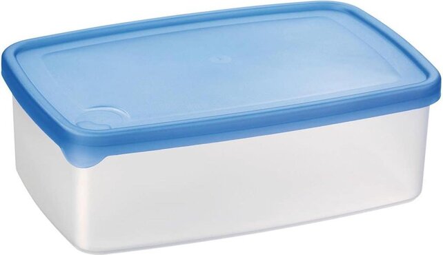 Sunware - Club Cuisine 3.8L Transparent Blue Food Storage Container - 29 x 19 x 9.5 cm